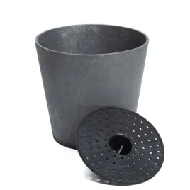 donica-okragla-szara-na-balkon-taras-rezerwuar-mrozoodporna-sred-40cm