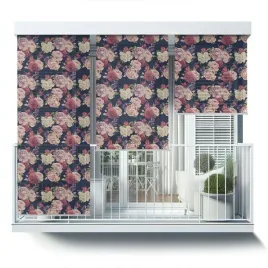 zagiel-markiza-pionowa-roleta-zewnetrzna-120x290-cm-kwiaty-na-ciemnym-tle