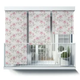 roleta-zewnetrzna-przeciwsloneczna-na-balkon-100x290-kwiaty-na-bialym-tle