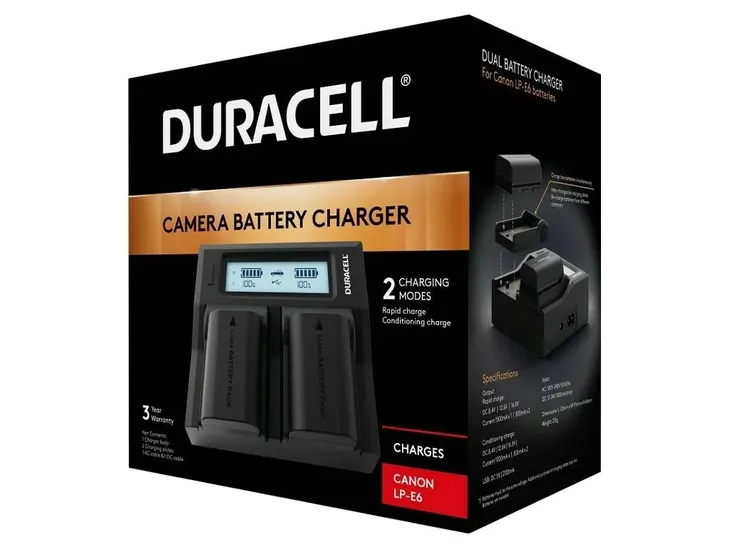 duracell-ladowarka-canon-lp-e6n
