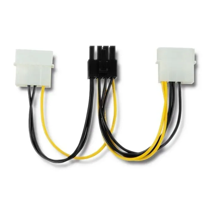 qoltec-adapter-2x-molex-zenski-pci-e-8pin-meski-15cm-stan-nowy