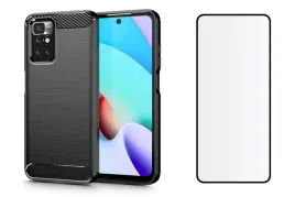 etui-tpucarbon-szklo-hartowane-do-xiaomi-redmi-10-czarny