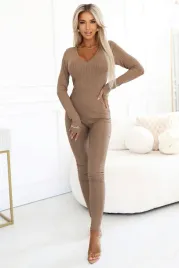 619-1-wygodny-i-elegancki-prazkowany-kombinezon-damski-mocha-mousse-s