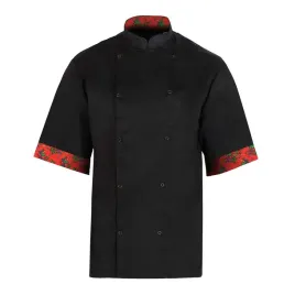bluza-kucharska-czarna-goralski-folk-rekaw-krotki-roz-xl