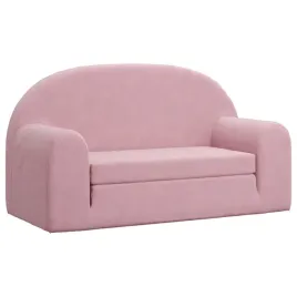 2-os-sofa-dla-dzieci-rozkladana-rozowa-miekki-plusz