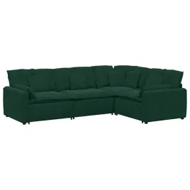 sofa-modulowa-z-poduszkami-aksamitna-ciemnozielona
