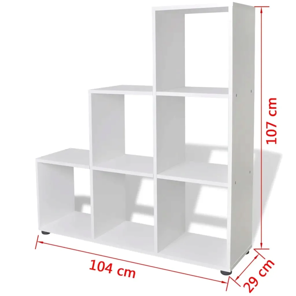regal-schodkowy-107-cm-bialy-stan-nowy