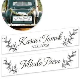 tablice-samochodowe-na-wesele-50x11cm-zlote-czarne-napisy-slub-wesele-wzory