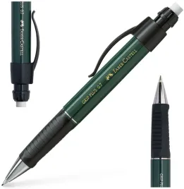 faber-castell-olowek-automatyczny-z-gumka-na-rysiki-grip-plus-07-zielony