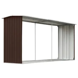 wiata-na-drewno-stal-galwanizowana-330-x-92-x-153-cm-brazowa