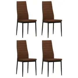 krzesla-stolowe-4-szt-brazowe-obite-tkanina