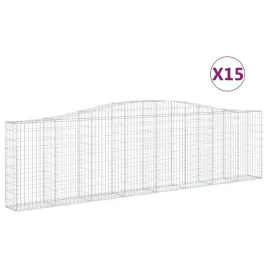 kosze-gabionowe-15-szt-400x30x100-120cm-galwanizowane-zelazo