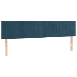 zaglowki-do-lozka-2-szt-ciemnoniebieski-90x5x78-88cm-aksamit