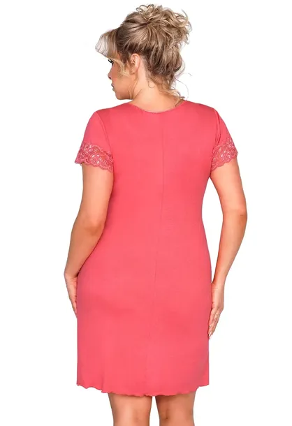 donna-koszula-nocna-mariza-plus-size-kolor-rozowy