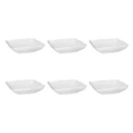 la-porcellana-bianca-zestaw-6-misek-kwadratowych-plytkich-22-cm-bialy