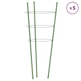 podporki-dla-roslin-z-3-obreczami-5-szt-zielone-75-cm-stal