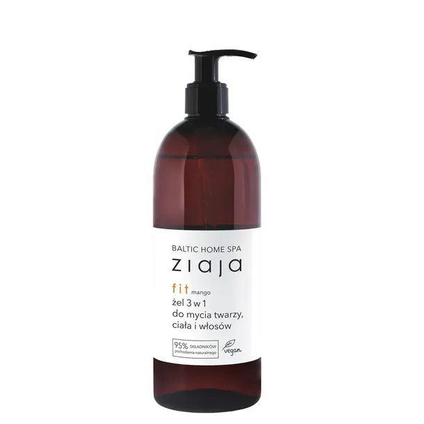 Ziaja Baltic Home SPA Fit mango Żel 3w1 do mycia twarzy ciała włosów 500ml