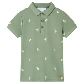 koszulka-dziecieca-polo-khaki-128