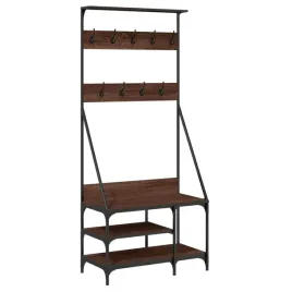 wieszak-na-ubrania-z-miejscem-na-buty-brazowy-dab-80x40x184-cm