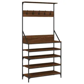 wieszak-na-ubrania-z-miejscem-na-buty-brazowy-dab-90x34x184-cm