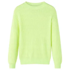 sweter-dzieciecy-z-dzianiny-zolty-neonowy-12