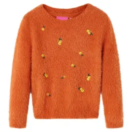 sweter-dzieciecy-z-dzianiny-palony-pomarancz-1