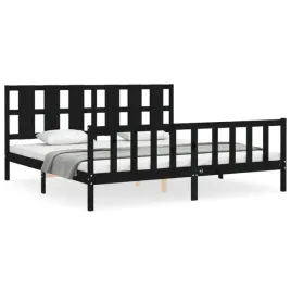 rama-lozka-z-wezglowiem-czarna-200x200-cm-lite-drewno