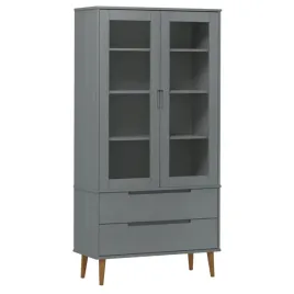 witryna-z-szufladami-molde-szara-90x35x175-cm-lita-sosna