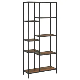 regal-na-ksiazki-80x30x180-cm-stal-i-material-drewnopochodny