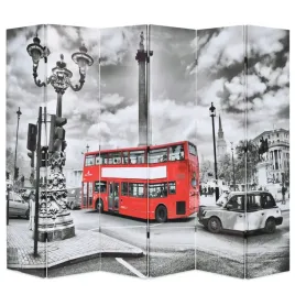 skladany-parawan-228x170-cm-londynski-autobus-czarno-bialy