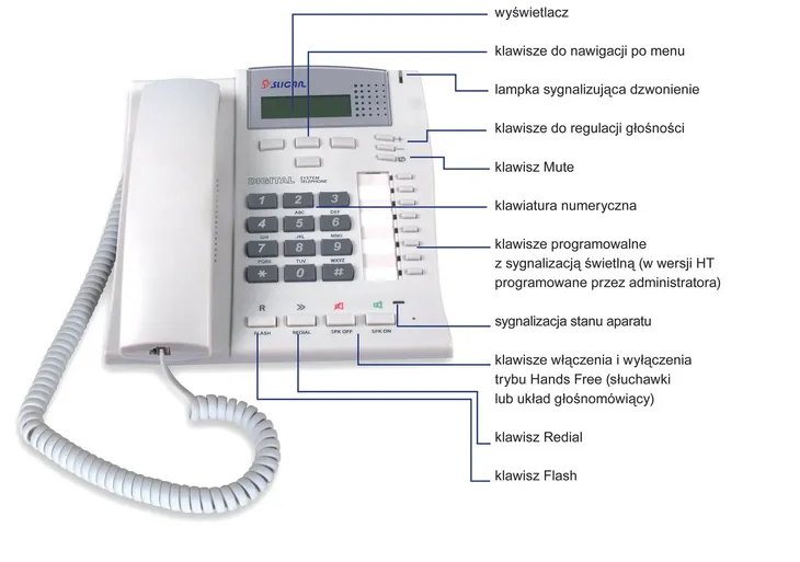telefon-systemowy-cts-102-cl-gr-model-cts-102-cl-gr