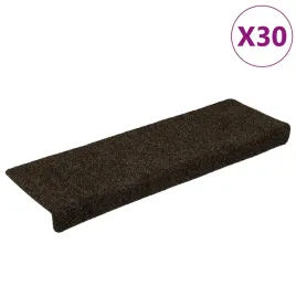 maty-na-schody-samoprzylepne-30-szt-65x21x4-cm-ciemnobrazowe-prostokatn