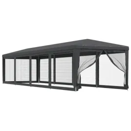 namiot-imprezowy-z-10-scianami-z-siatki-antracyt-3x12-m-hdpe