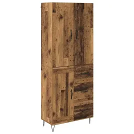 highboard-2-pcs-stare-drewno-drewno-inzynieryjne-i-szklo
