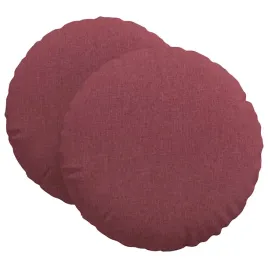 poduszki-na-siedziska-2-pcs-czerwone-wino-o60-x-21-cm-tkanina