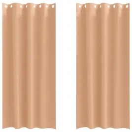 firany-blackout-z-kolkami-2-pcs-jasny-braz-245-x-140-cm