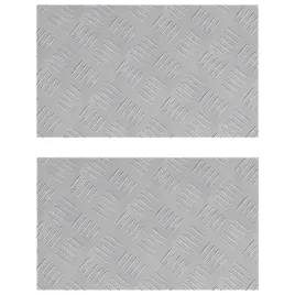 stopien-prostokatny-2-pcs-srebrny-50-x-30-cm-aluminium