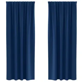 firany-blackout-z-kolkami-2-pcs-ciemnoniebieski-245-x-140-cm