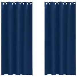 firany-blackout-z-kolkami-2-pcs-ciemnoniebieski-245-x-140-cm