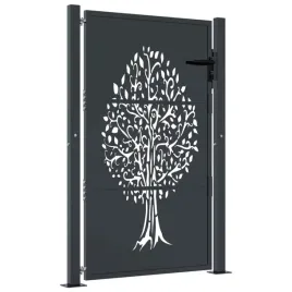 furtka-ogrodowa-antracytowa-105x130-cm-stal-motyw-drzewa
