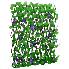 vidaxl-kratka-ze-sztucznym-bluszczem-rozsuwana-zielona-180x70-cm