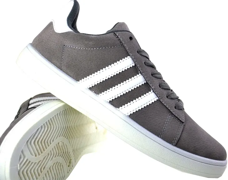 HIT ! Promocja Okazja Modne Adidasy Trampki ht10 Białe Szare r40