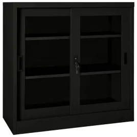 szafka-z-drzwiczkami-przesuwnymi-czarna-90x40x90-cm-stalowa