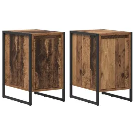 stolik-nocny-2-pcs-stare-drewno-395-x-30-x-50-cm