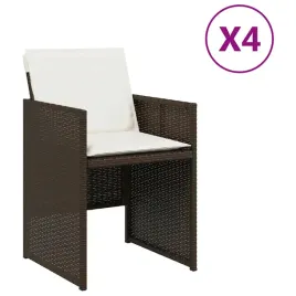 krzesla-ogrodowe-z-poduszkami-4-szt-brazowe-polirattan