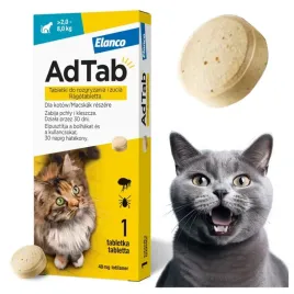 adtab-tabletki-na-pchly-i-kleszcze-pasozyty-dla-kota-o-wadze-do-2-8kg-48mg