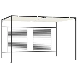 altana-ogrodowa-ze-zwijanym-dachem-3x4x23m-kremowa-180-g-m
