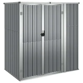 szopa-ogrodowa-szara-161x89x161-cm-stal-galwanizowana