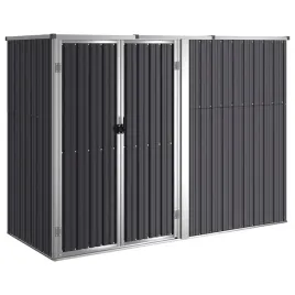 szopa-ogrodowa-antracytowa-225x89x161-cm-stal-galwanizowana
