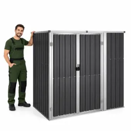 szopa-ogrodowa-antracytowa-161x89x161-cm-stal-galwanizowana